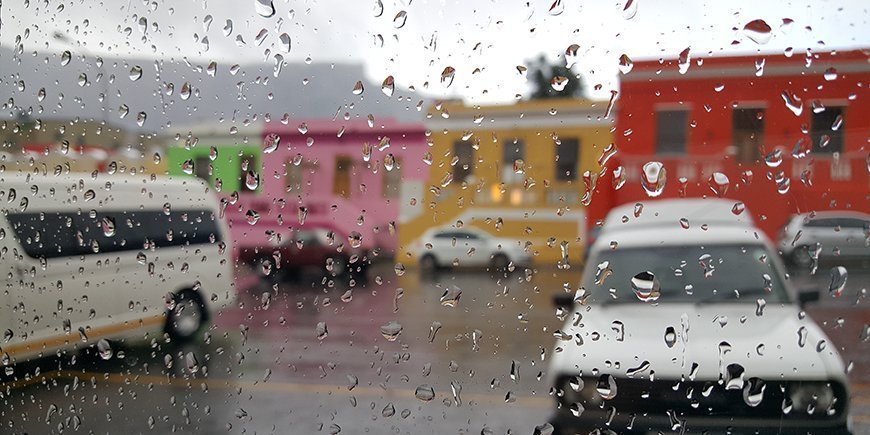 Regen in Kapstadt
